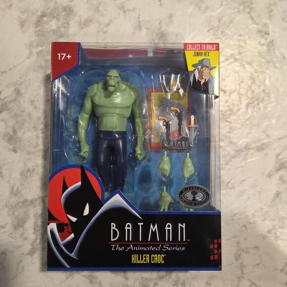 McFarlane Toys Batman The Animated Series Killer Croc Platinum Edition Chase BAF - Picture 1 of 2